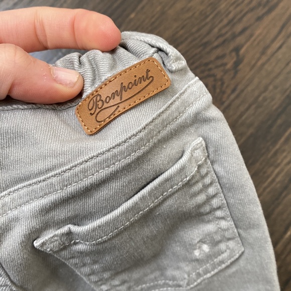 BONPOINT baby size 18m grey jean pants Like New condition - Picture 6 of 6